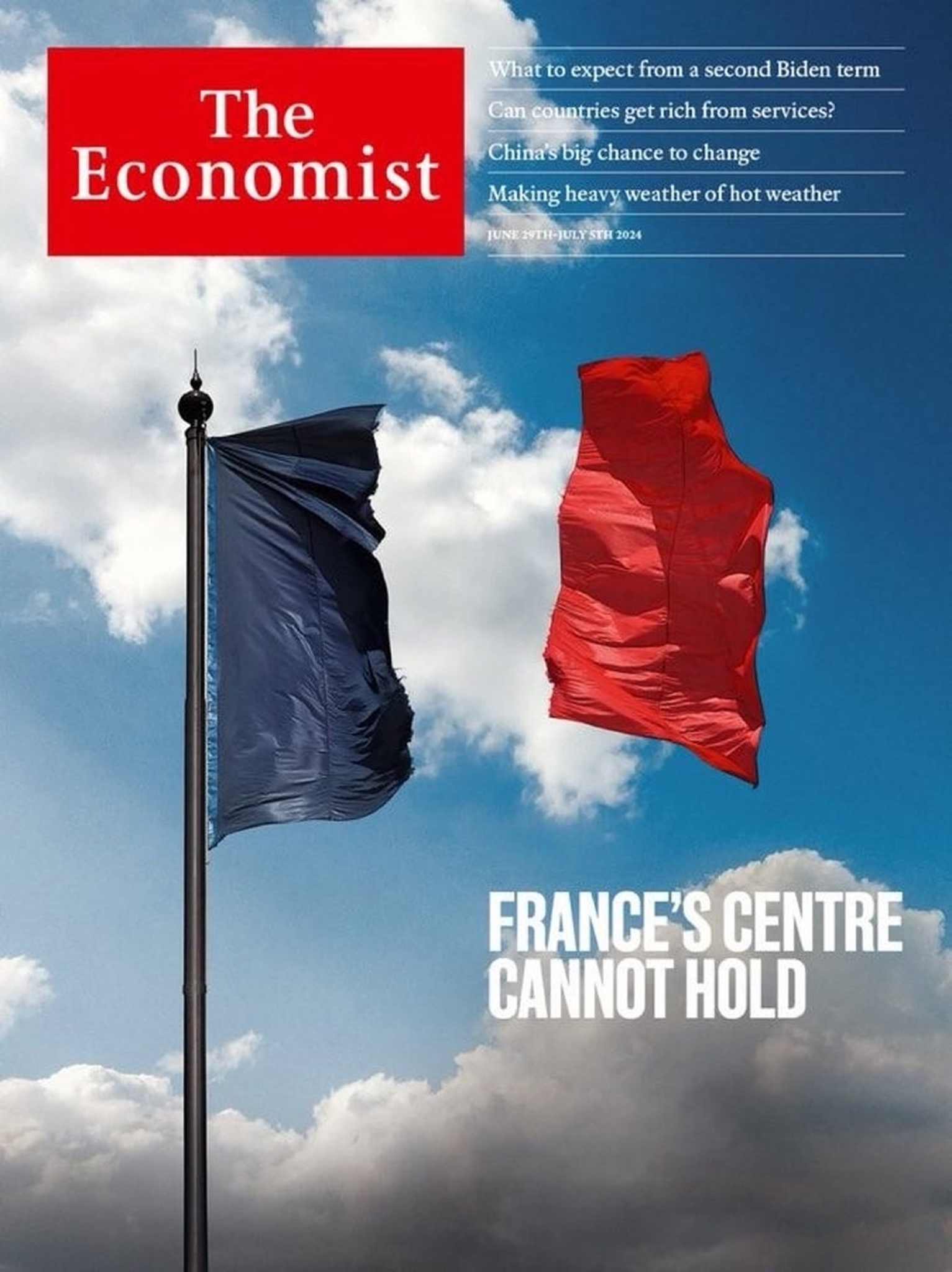 Εκλογές στη Γαλλία: Πού πήγε το κέντρο; Το εξώφυλλο του Economist απεικονίζει την ταπεινωτική ήττα του Μακρόν που έρχεται